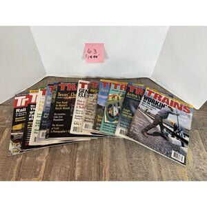Trains Magazine Bundle Of 12 Issues #63